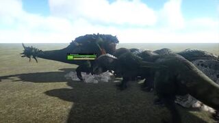 ARK Battle - Sumosaurus VS Ark Dinos