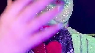Slimer Rhinestone Makeup Asmr