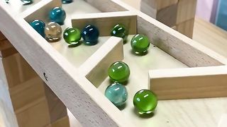 Wooden ball tracking number conference grant around