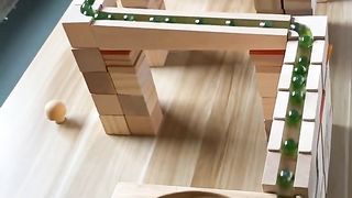 Wooden box balls games  tracking number hole distance disign and challenge 2