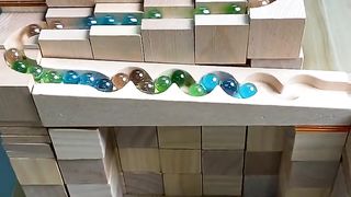 Wooden box balls games  tracking number hole distance disign and challenge 3