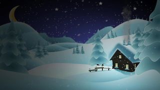 Snow in les