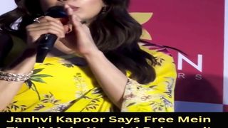 Janhvi Kapoor Says Free Mein Thodi Main Naachti Rahoongi! #janhvikapoor #shorts #viral #youtubeshorts #trending #shortvideo #ytshorts