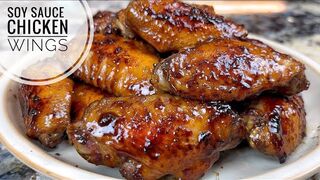 Soy Sauce Chicken Wings_Quick, Easy and Flavorful Party Appetizer Recipe