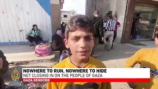 Nowhere to run, nowhere to hide Net closing in on the people of Gaza