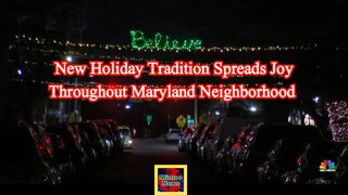 New holiday tradition spreads joy throughout Maryland neighborhood