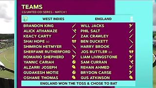 England vs West indies 1st odi highlights
