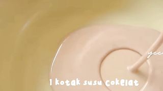Puding susu 2 bahan