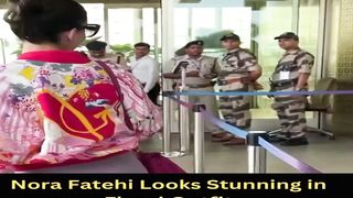 Nora Fatehi Looks Stunning in Floral Outfit #norafatehi #shorts #short #trending #viral #bollywood #shortvideo
