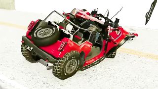 Cars vs Popular Yotubers ???? BeamNG.drive #beamngdrive #simulator #shorts @MrBeast.