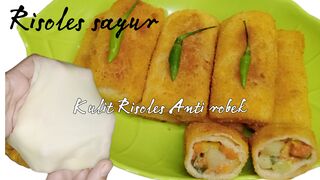 Resep Risoles Sayur Langsung Dari Pedagangnya, Kulit Risoles Lentur Elastis Nggak Gampang Robek