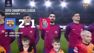 HIGHLIGHTS _ FC BARCELONA 2 vs 1 PORTO _ UEFA CHAMPIONS LEAGUE