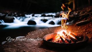 Fire firepit campfire