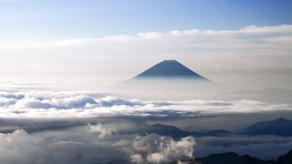 mountain among the clouds