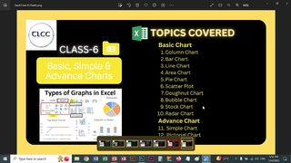 Adv MS Excel Class 6 (Charts) | LIVE Recording | TLCC