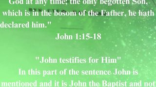 The Gospel according to John 37