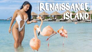 RENAISSANCE PRIVATE ISLAND, the BEST PLACE to see FLAMINGOS | El MEJOR LUGAR para ver FLAMENCOS ????????