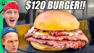 $8 vs $120 French Burger in Paris!! Complete Train wreck and Total Masterpiece!!.mp4