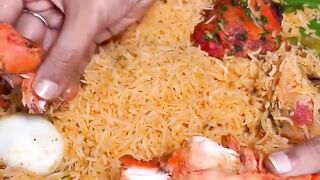 Biryani with tandoori chicken. Sema combo. Agree_ #shorts #ytshorts.mp4