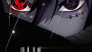 Sasuke Uchiha with  mangekyou sharingan