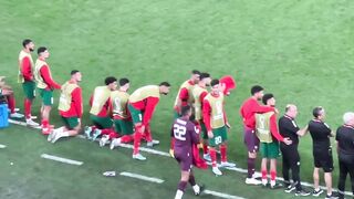 من قطر ???????? لحظة فوز المغرب على إسبانيا بطريقة مختلفة ???????? فرحة الأبطال جنووون