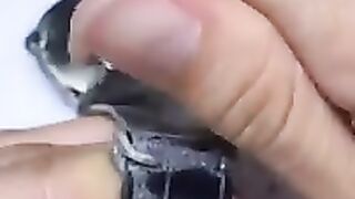 Restoration Of Cartier Watch Covered in Concrete
