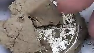 She's Restoring Tissot 1853 Le Locle Automatic Wrist Watch Covered in Mud.