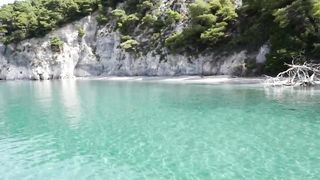 F 【HD】16 Drone Short Sea Beach No Copywrite Video Footag