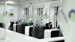 bank office