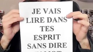 JE VAIS LIRE DANS TON ESPRIT ????????