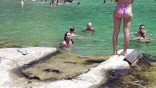 Walking popular Beach Cala Pi_1080p