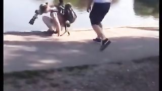The cameraman switched up so quick