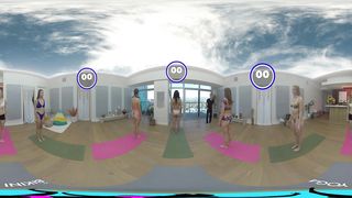 Upper Body Bikini Yoga Challenge  with 6 Yoga Girls _1080p