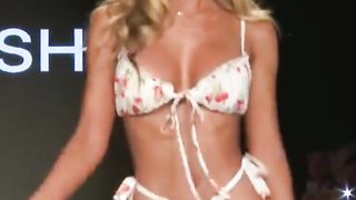 Alexa Collins rocking this white berry Bikini by Kittenish #bikini #shorts