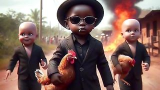 Baby gang attack