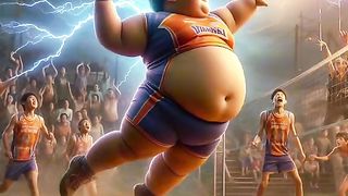 Volley ball des bébés ????????❤️