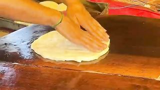 KASHMIRI PARATHA???? _ Indian street food #shorts