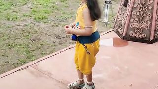 Yashomati Maiya Ke Nandlala ???? Funny Moments ???? #shorts #krishna