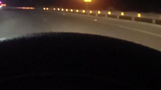 Driving in the Night at Islamabad-Peshawar Motorway