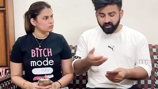 Indian Wife’s After 2000 Note Ban ???? #comedy #2000noteban #funny #funnycouple #rajatswati #shorts.