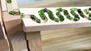 Great wooden box balls games magnetic golli 2