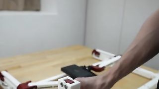 3Dprinted triple axis tourbi A foldable . Mini studio plantray gear without grears
