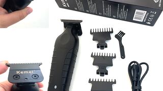 Kemei KM-2299 Men's Hair Clipper Professional Electric Hair Clipper USB Rechargeable Barber Trimmer Men's Electric Hair Clipper