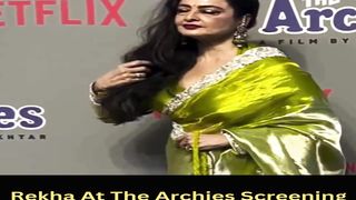Rekha At The Archies Screening #rekha #short #shorts #trending #viral #bollywood #viralshorts