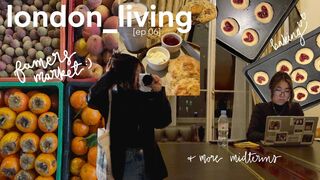 London living midterms continued, baking, early galentines & more studying