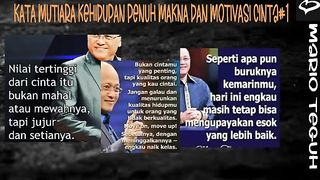 F2 MARIO TEGUH KATA MUTIARA KEHIDUPAN PENUH MAKNA DAN MOTIVASI CINTA 1