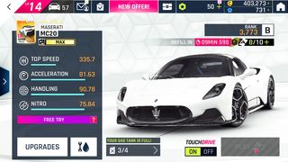 Maserati MC20. Finished 1st. Asphalt 9  Legends