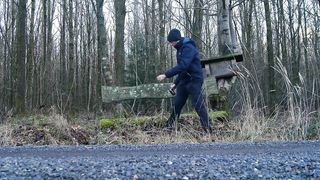 man in the forest