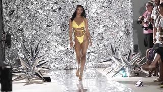 Bronzed Babe - Miami Art Basel 2023 - Full Show 4k - Fusion Fashion Week-5