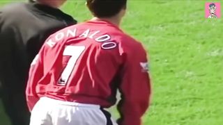 Ronaldo debut to manchester united